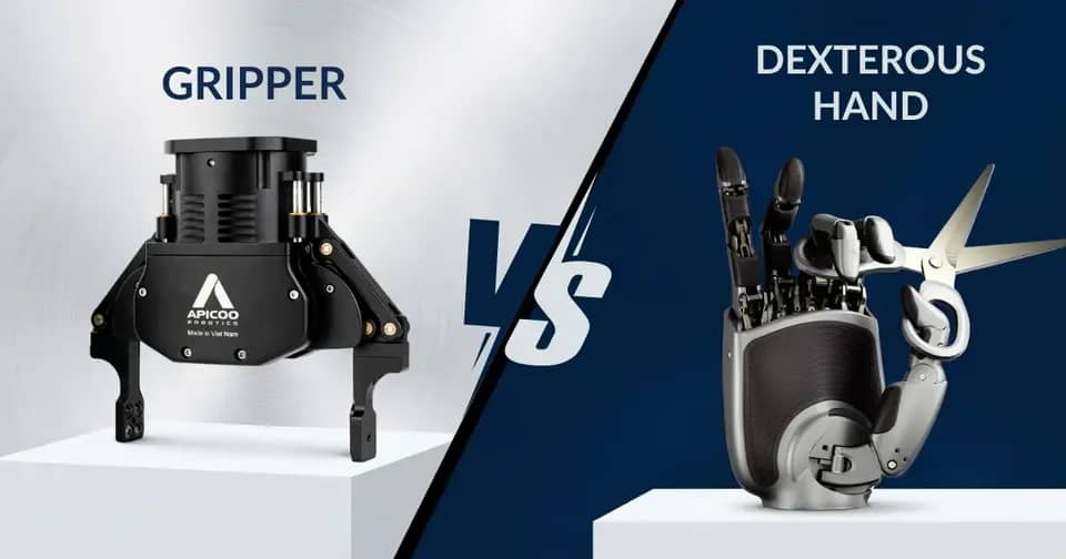 Grippers vs. Dexterous Hands for Industrial Humanoid Robots: How to Choose